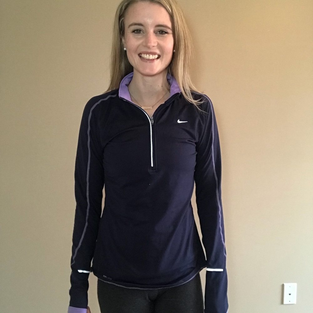Nike 1/2 Zip Dri Fit Running Pullover- Women’s